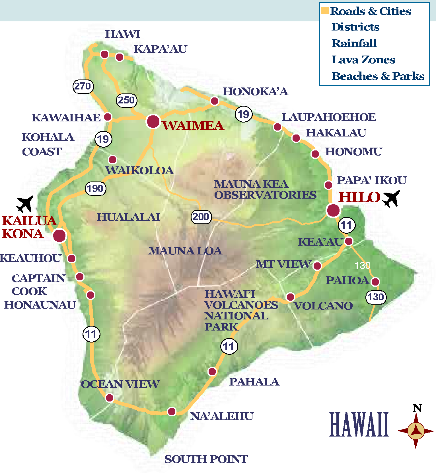 Kohala Coast Hawaii Map - Oconto County Plat Map